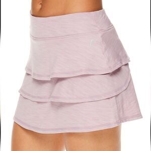 Head Mauve Shadows Tiered‎ Ruffled Golf Tennis Lounging Skort Size XL